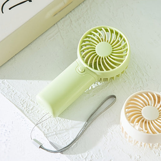 Handheld Mini Portable Fan, Lightweight and Battery Powered (Battery Not Included), Ideal for Outdoor Activities and Travel Purposes