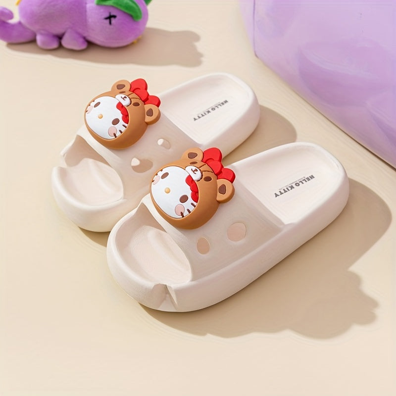 Sanrio Kuromi Girls' Slippers - Non-Slip EVA Footwear, Cute Style, All Seasons