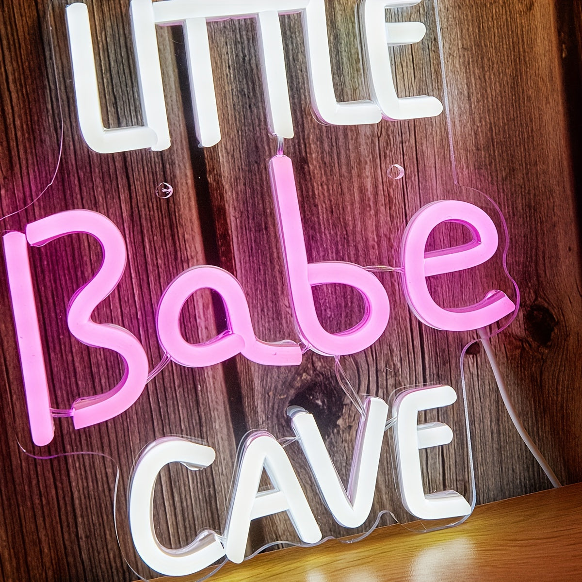 1pc USB-powered LED neon sign in the shape of a cave for bedroom wall decoration. Great for holidays, parties, and weddings.