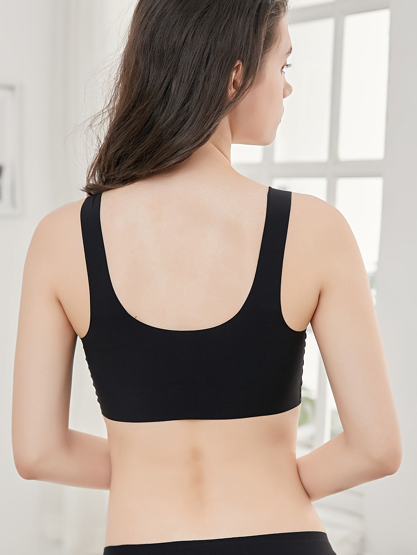 Comfortable padded seamless bra for women, ideal for lingerie and underwear.