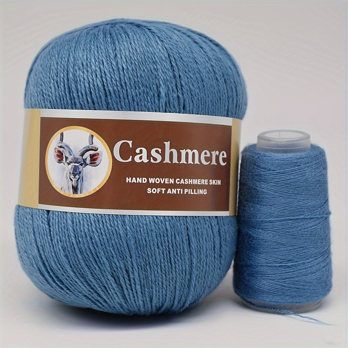 5 hand-woven cashmere blend yarns, 70% pure cashmere, 320m/350yd each in large (50g) & small (20g) skeins. Soft, anti-pilling for crochet & knitting. Ideal for scarves, sweaters, shawls in