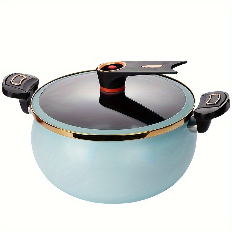 Large capacity soup pot, 26cm/10in, for cooking and stewing, can be used with gas and induction cookers.