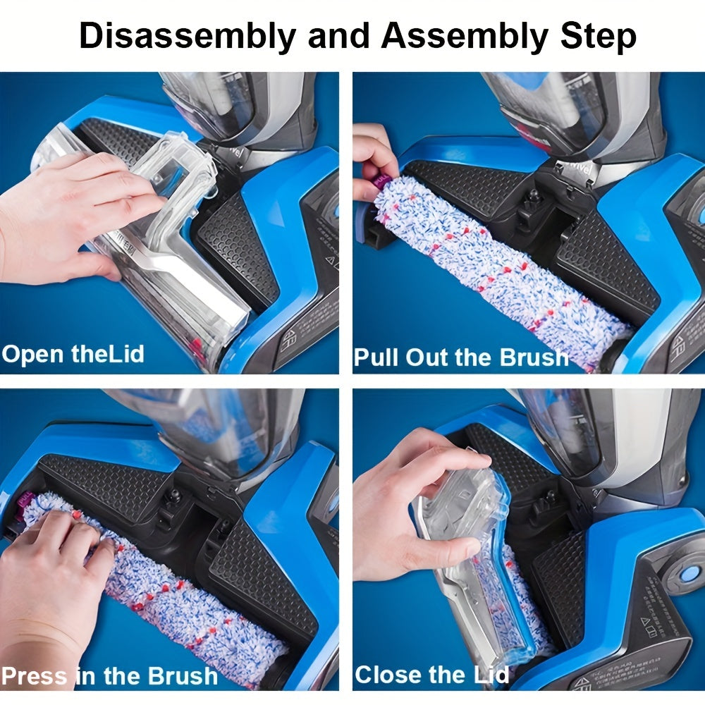 1 set of 5 Vacuum Cleaner Roller Brush Replacements and Filters suitable for Bissell Cross Wave. Also included is 1 Multi-Sided Pet Brush Roll, 1 Area Carpet Brush Roll, 2 Vacuum Filter Replacement Kits, and 1 Multi-Sided Brush Roll.