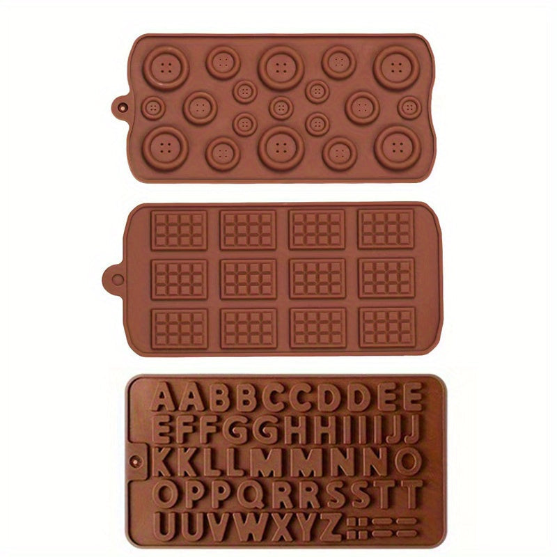 Silicone Chocolate Mould with 12 Grids for Pastry, Candy, and Cookies - Essential Baking Accessory for the Kitchen