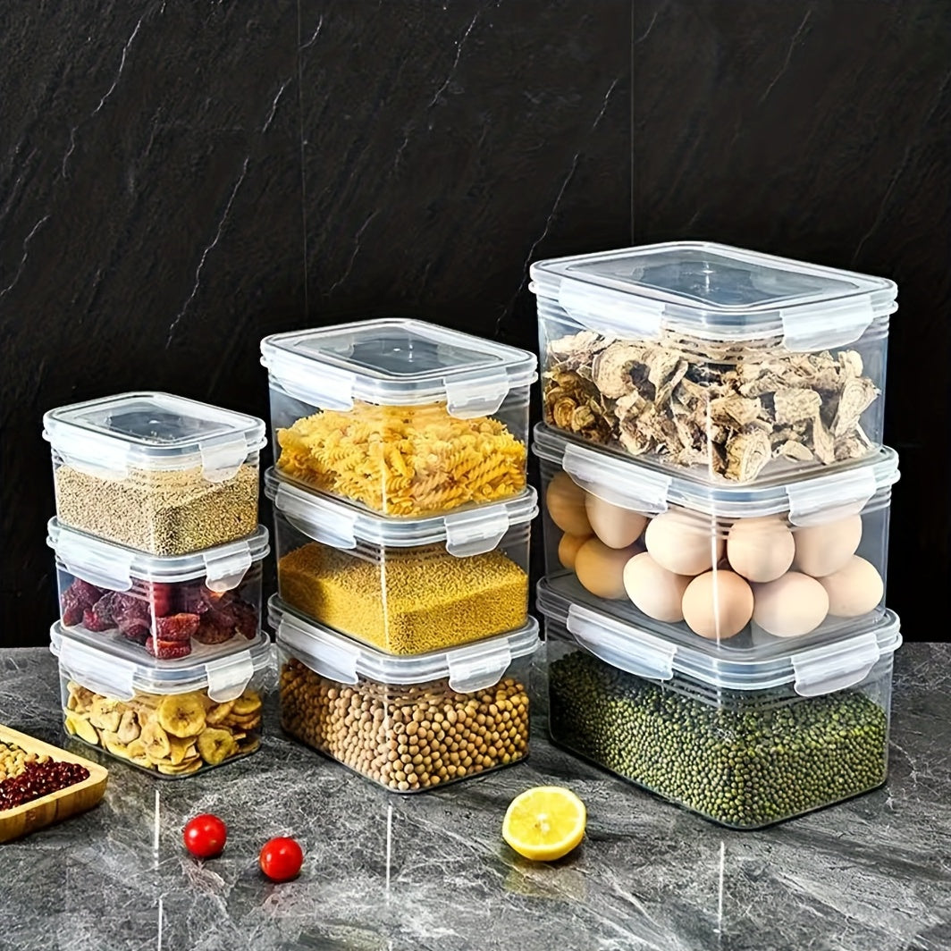 Keep your kitchen organized and your food fresh with these 3 multifunctional sealed fresh-keeping boxes for fruits and vegetables. Designed with a drainage tank and refrigerator storage box, these boxes will help you keep your produce fresher for longer.