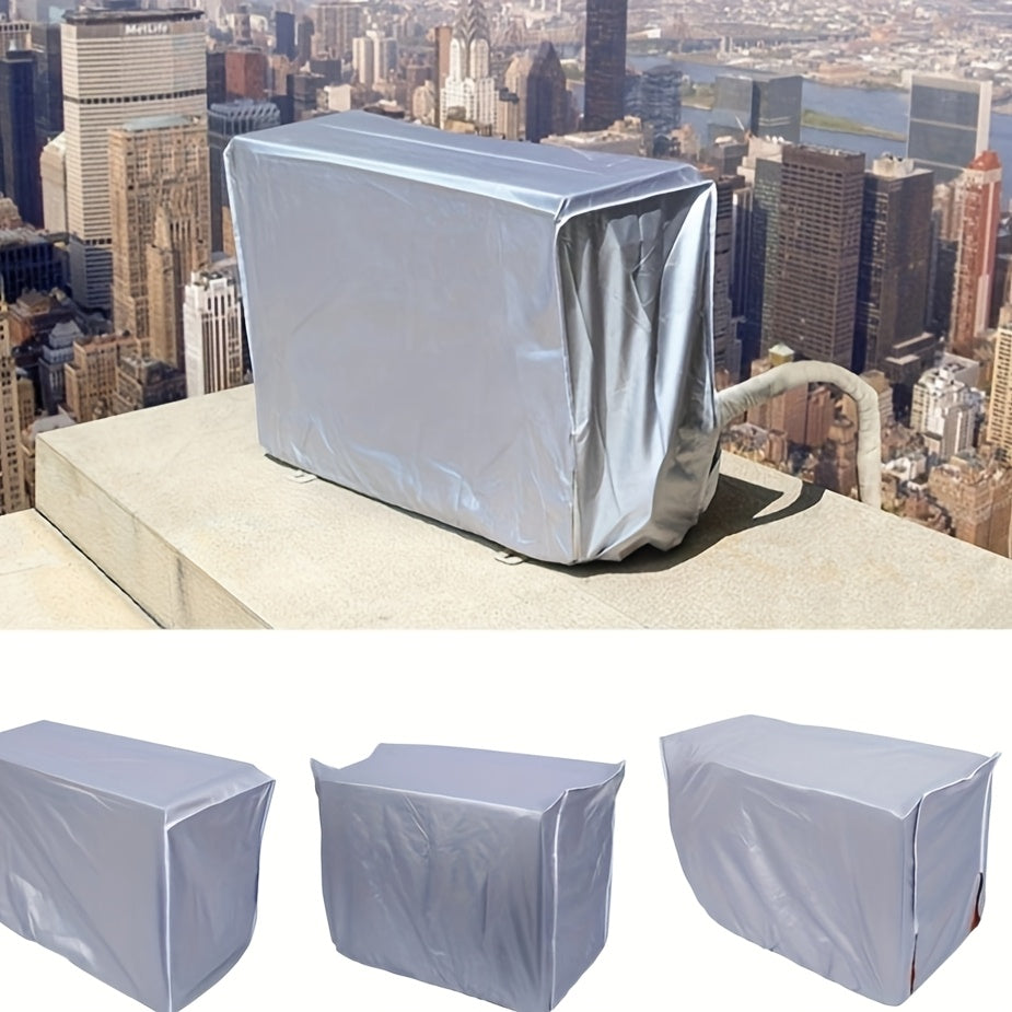 Aluminum Foil Air Conditioner Cover - Portable, Household Use - Available in Multiple Sizes for Dust Protection, Sun Protection, and Waterproofing