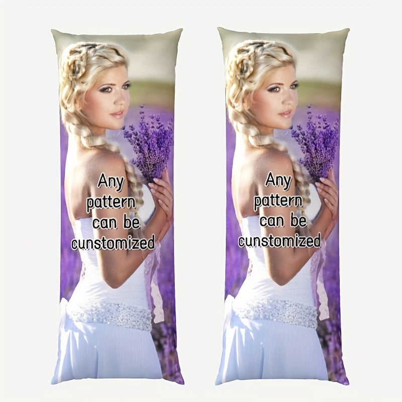 Custom Photo Body Pillowcase - Ideal for Valentine's Day, Christmas, Thanksgiving, and Anniversary Presents - Luxuriously Soft, Printed on Both Sides, Measures 20x54 inches.