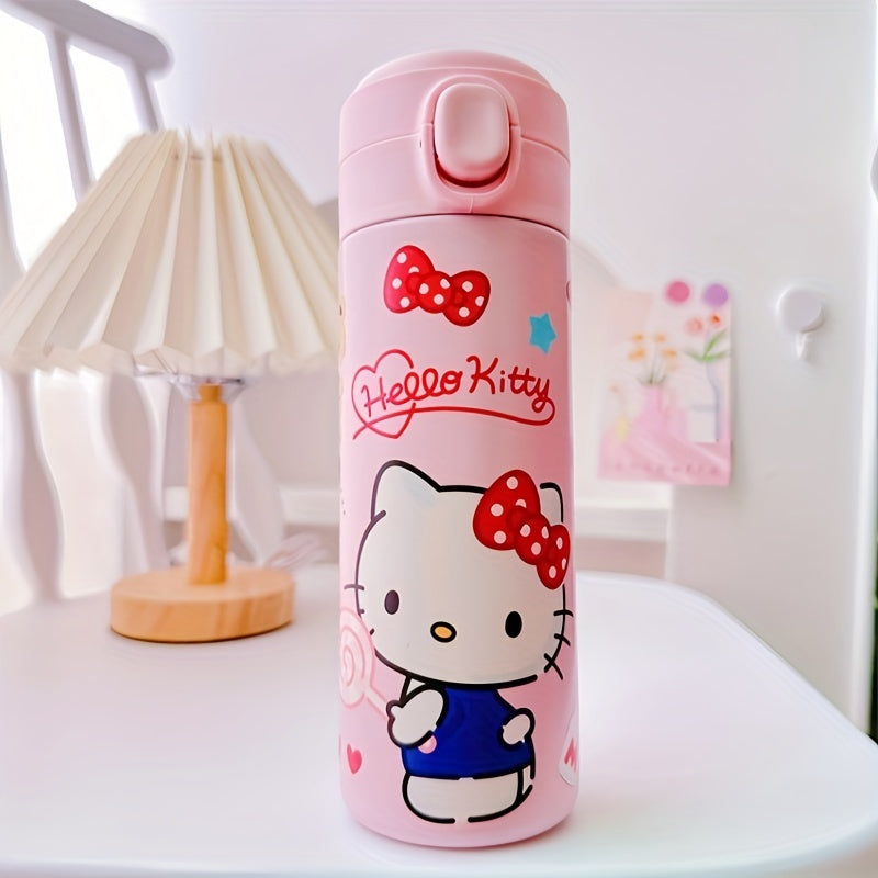 Бутылка для воды из нержавеющей стали от Sanrio с дизайнами Hello Kitty, Kuromi, My Melody и Cinnamoroll — отличный подарок для друзей, праздников, особых случаев и к началу учебного года — идеально подходит для студентов