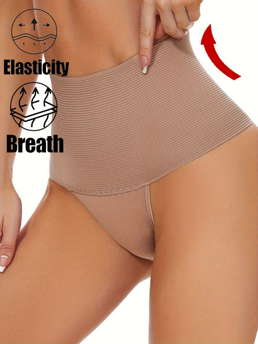 Slimming high-waist shaping panties for women.