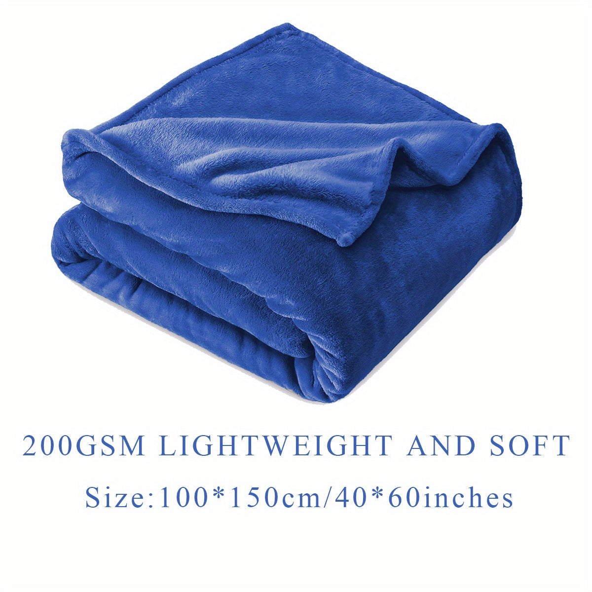 Solid Flannel Blanket, 200G, 1 piece