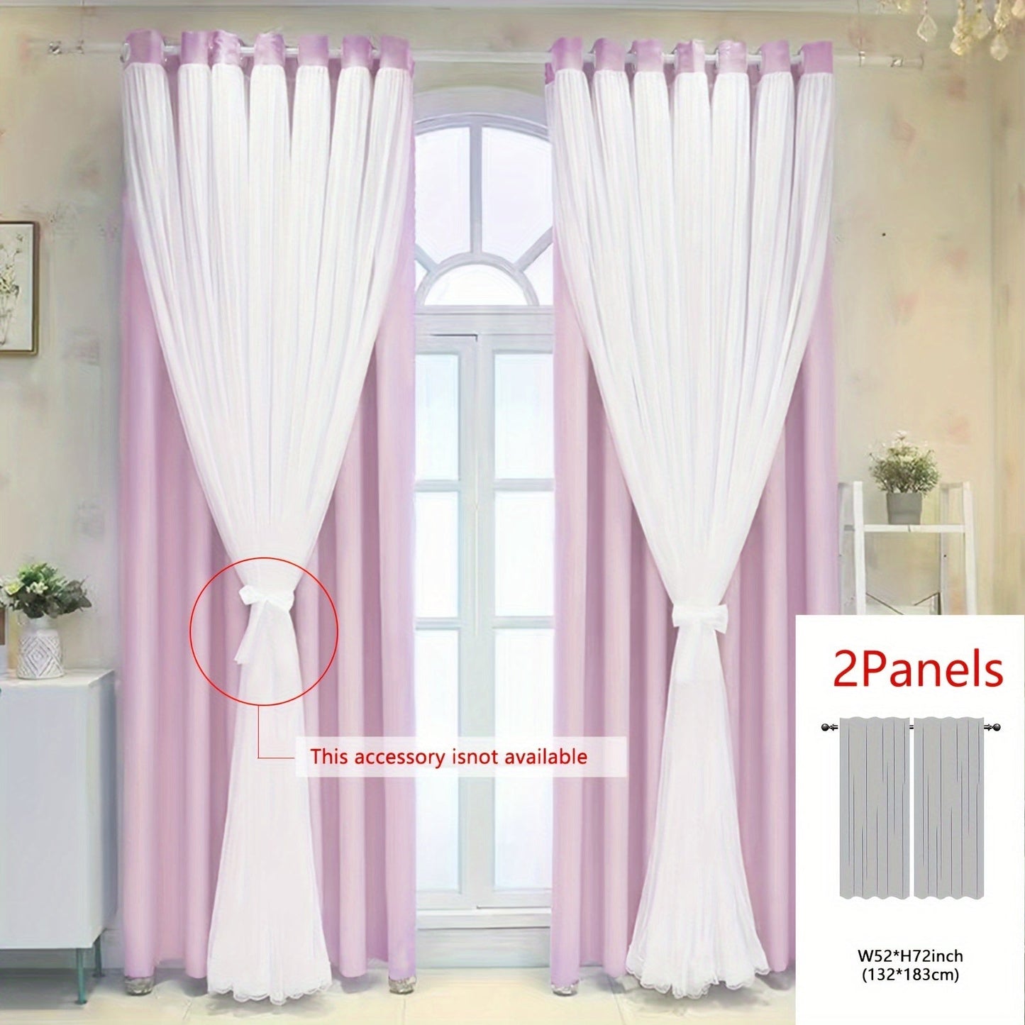 Single-panel Blackout Curtains made with One-layer Cloth and One-layer Yarn, featuring a Modern Simple Style. Ideal for use in Living Rooms, Bedrooms, Balconies, Floating Windows, providing Noise Reduction and adding a touch of Romance to your Home Decor.