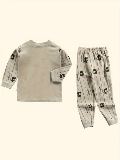 Children's 2pc Autumn Clothing and Underwear Set