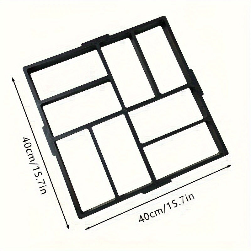 1 шт. DIY ручная форма для садовой дорожки для изготовления цементных кирпичей и камней.