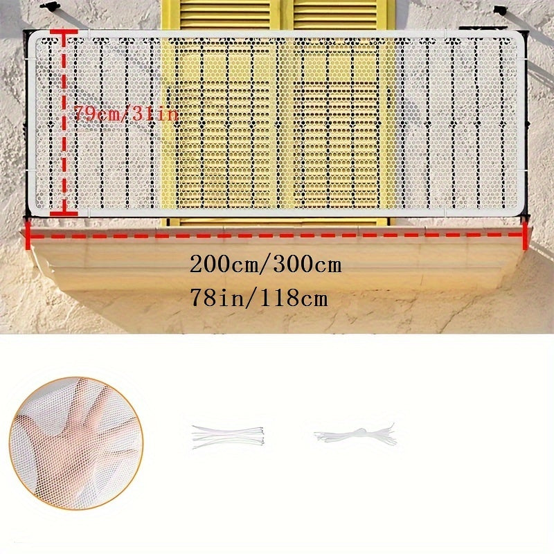 Прочный многофункциональный защитный сетка для перил лестницы и балкона, мелкая сетка для защиты лестницы