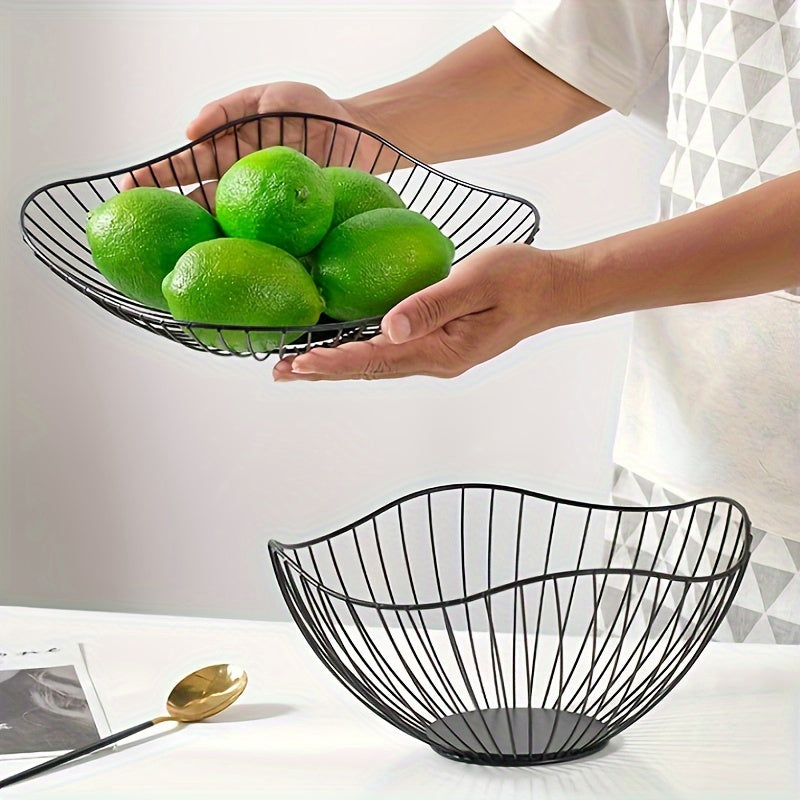 1pc Geometric Fruit Basket, for Living Room Coffee Table