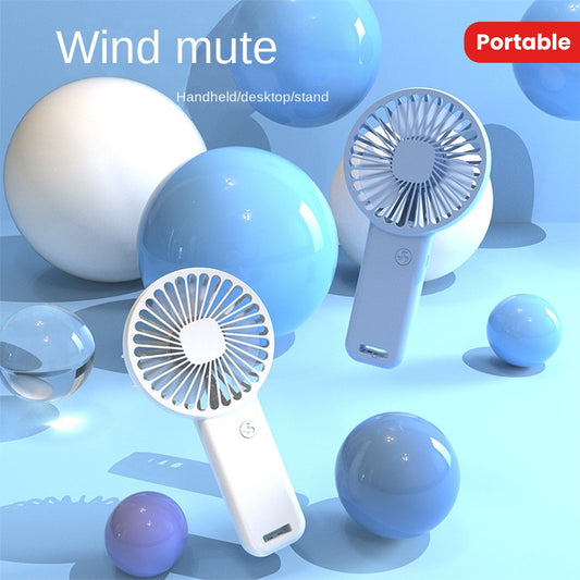 USB Rechargeable Handheld Fan - Portable Mini Fan Essential for Summer and Back to School, Perfect for RV, Camping, Picnics, and Travel. Mute operation makes it perfect for dorms, offices, and desktops. The ideal gift for anyone on the go.