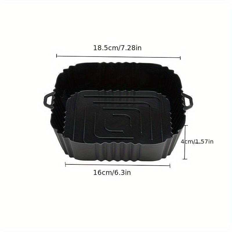 1. Set of 3 Air Fryer Silicone Baking Trays with Oil Spray Bottle
2. Air Fryer Tray for Household Use with Oil Spray Pot
3. Kitchen Cooking Oil Spray Pot and Can for Air Fryer