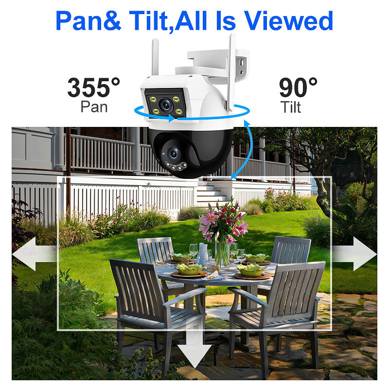 One piece of Teruhal PTZ Camera that features 720p HD resolution, wireless technology for security monitoring, 2-way audio communication, night vision capabilities, Wi-Fi connectivity, app control for remote access, IP66 waterproof rating, USB powered