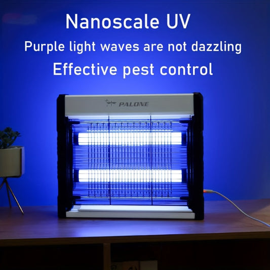 Лампа-убийца комаров PAIOLINE NanoScale UV работает от USB и не содержит химических веществ для контроля насекомых в помещениях и на улице. Идеально подходит для спален, кухонь и дворов, она не требует батареек, так как