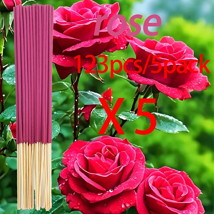 24-pack of handmade bamboo incense sticks, 22.0cm long with 7 aromatic options (Rose, Jasmine, Dragon Blood Flower, Lavender, Milk, Sandalwood, Salvia Aplana) for home and bedroom use. Offers durable, long-lasting fragrance and air purification. Ideal