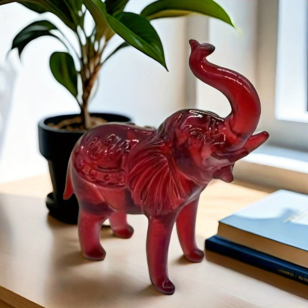 Crystal elephant figurine is a classic collectible home decor item for various holidays and occasions, making it a universal gift with no need for electricity.