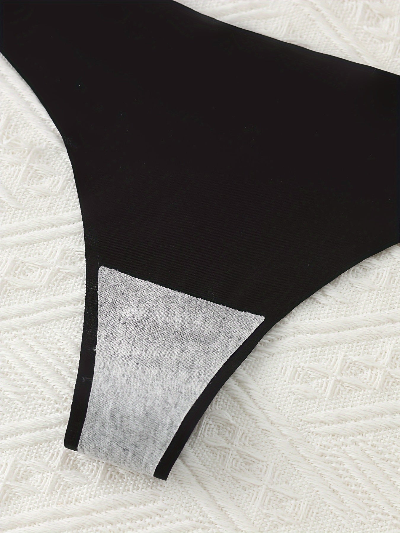 9 Solid Seamless Thongs for Women, Sexy and Comfortable Underwear.