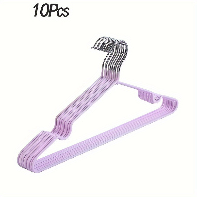 Durable Clothes Hangers for Home Use: 20-Pack Metal Hangers with Non-Slip Design, Large Capacity, and Space-Saving Features