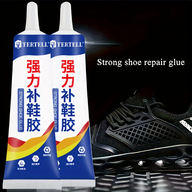 60ml Strong Hold Shoe Repair Glue for Faux Leather, Sneakers & Sneakers – High-Temperature Resistant, Non-Toxic, Transparent Finish, Easy to Use, Fast Curing Adhesive, Athletic Shoe Bonding