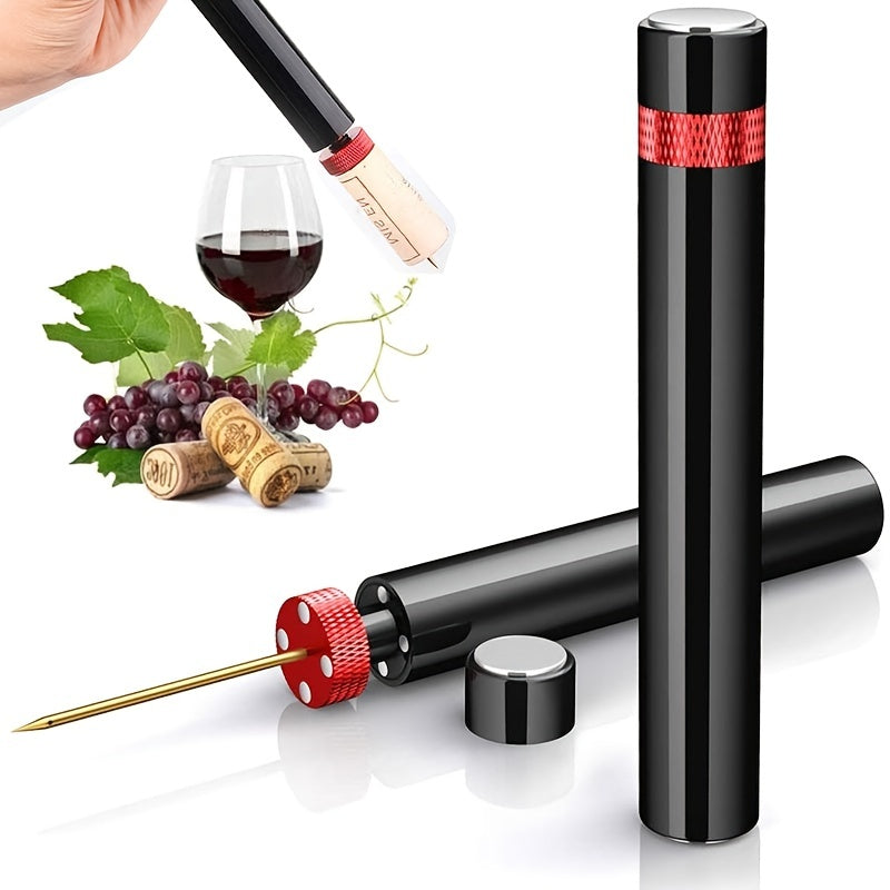 Creative air pressure wine opener with color box packaging.