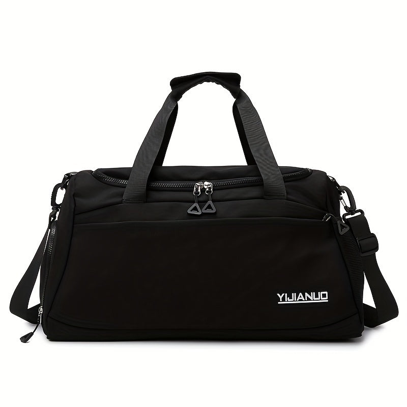 Chic duffle bag with wet/dry separation, ideal for business trips & gym, comes in multiple colors.