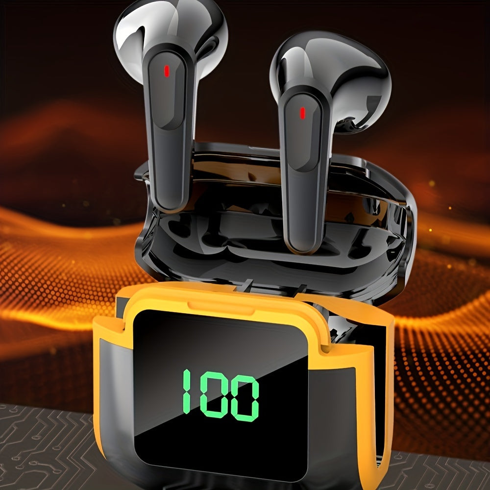 2024 Premium Wireless Gaming Earbuds with Active Noise Reduction, Smart Touch Controls, LED Screen, and Long Battery Life.