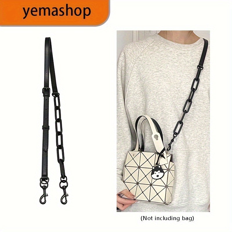 Stylish Handbag Strap in Microfiber & Resin - Adjustable Length 97.99-122.0cm, Ideal for Bag Customization and Crafting