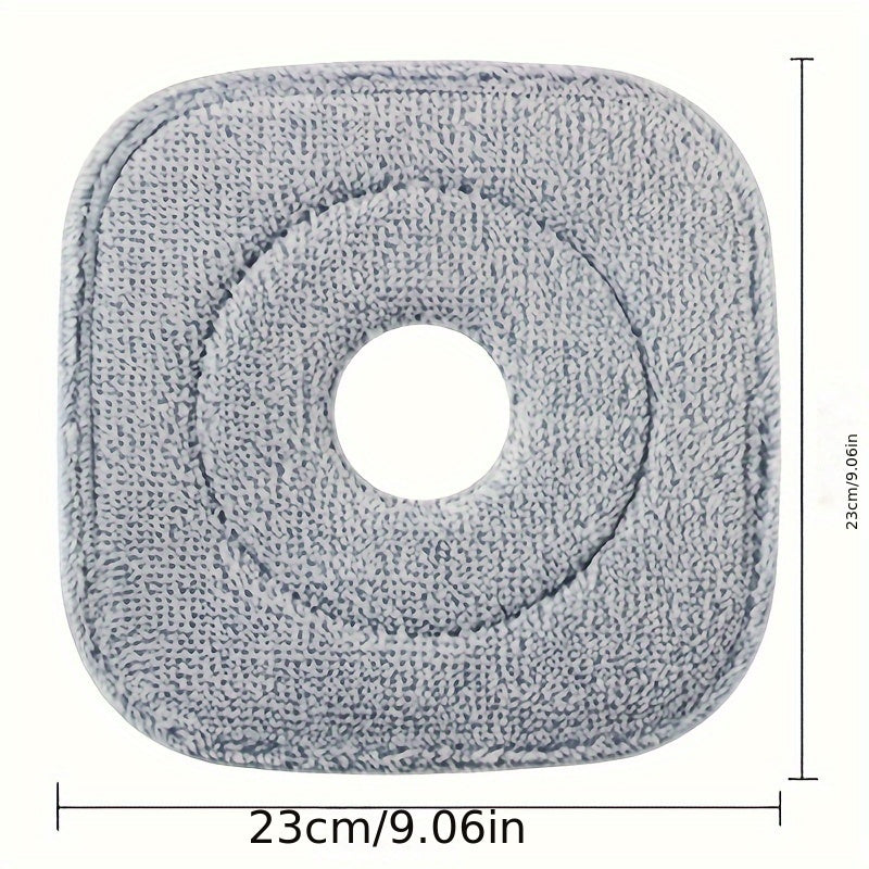 Nylon Mop Replacement Pads Set of 5 - Highly Effective in Cleaning, Flat Design Ideal for Floors & Windows, Works with Rotating Hands-Free Buckets