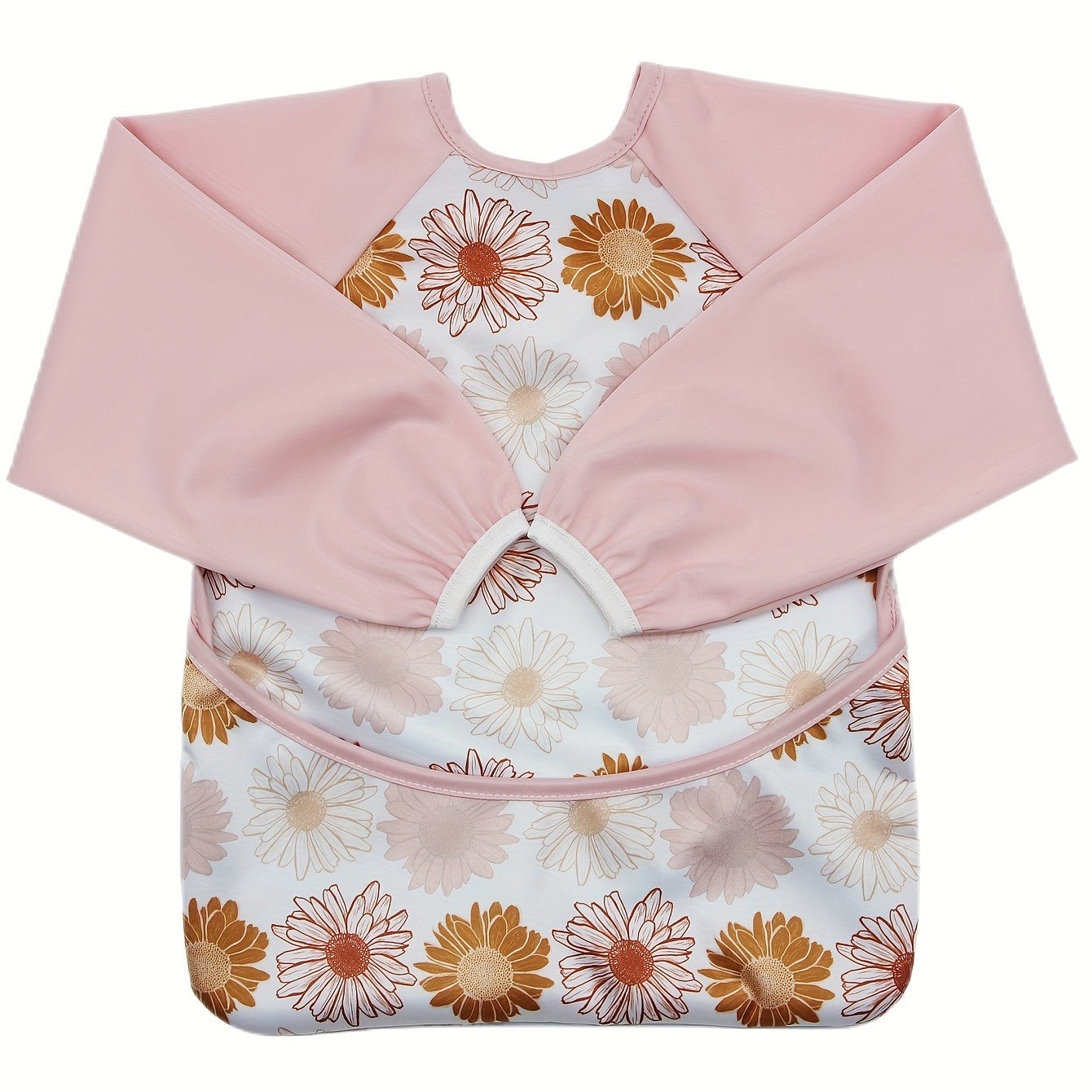 Looking for a perfect New Year gift idea? Check out these Waterproof Flower Print Feeding Bibs for Babies aged 6-54 Months - durable, eco-friendly, and easy to clean!