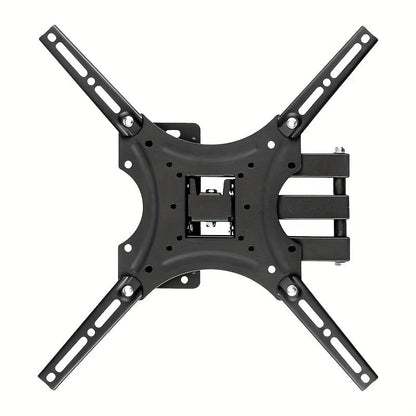 Modern Black TV Wall Mount with Full Motion - Offers Swivel, Tilt, and Extension for 14-55" LED LCD Flat/Curved Screens, Compatible with VESA 400x400mm, Weight Capacity of 24.95 KG