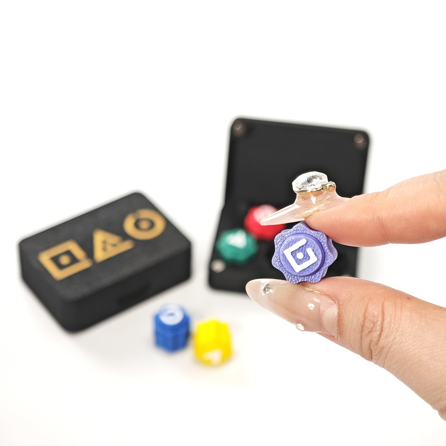 3D Printed Gong-Gi Board Game Set, ideal for travel and nostalgia-filled fun with family and friends.