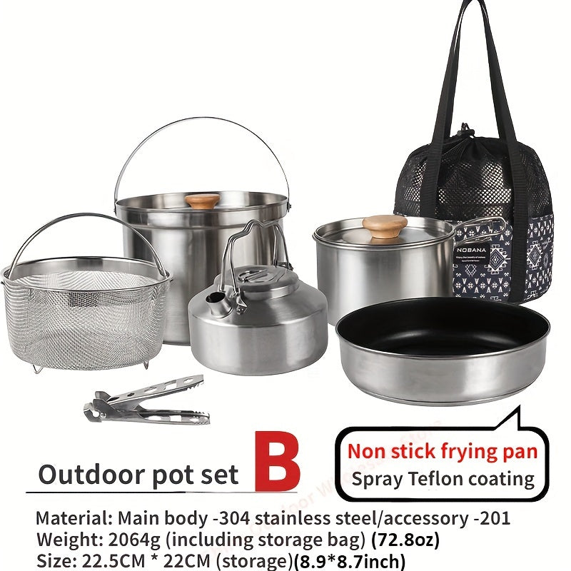 Pot Set made of 304 Stainless Steel