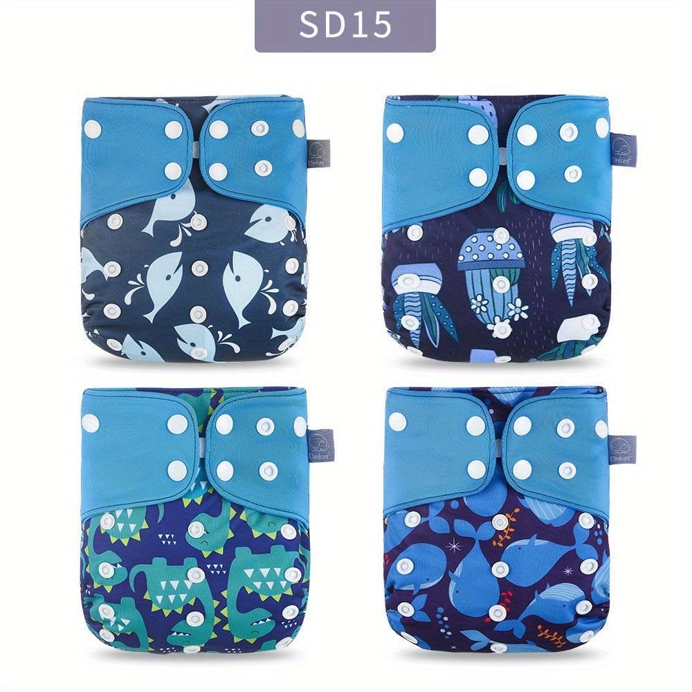 Waterproof, breathable, and washable cloth diapers by Elinfant - the perfect gift for Christmas, Halloween, and Thanksgiving Day.