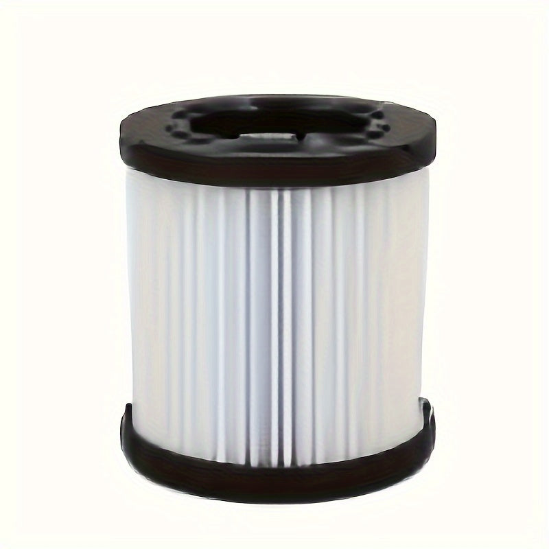 Replacement filter for Dewalt DCV580H, DCV581H, DCV5801H vacuums that is washable and high-efficiency, made of reusable plastic material.