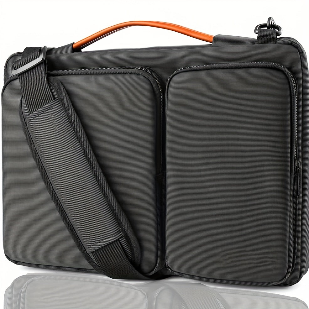 33.02/35.56/39.62 Cm Laptop Shoulder Bag, Waterproof 360 Protective Case with Shoulder Strap and Handle