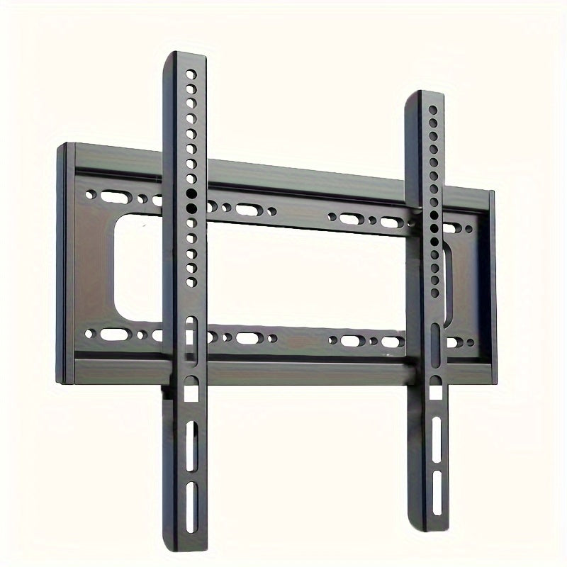 Securely mount your 26-65 inch TV screen with this fixed TV wall mount bracket. Made of durable metal, this bracket is designed to support screens with a VESA mount size of 400x400mm. With a load-bearing capacity of 50Kg/110lb, it is perfect for home or