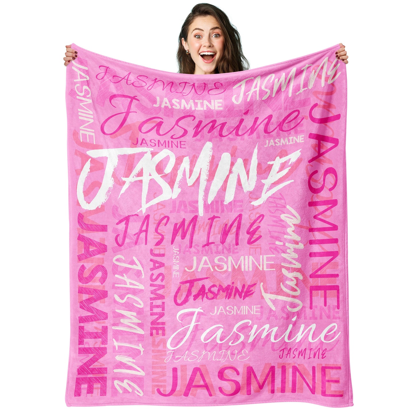 Stay Cozy with Your Own Name on This Soft and Warm Fleece Blanket - Ideal Holiday Gift for Loved Ones, Perfect for Naptime, Camping, and Travel