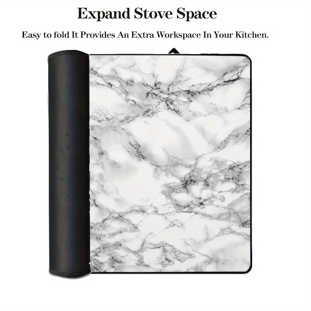 Extra large stove top cover for electric stoves measuring 28.5x20.5 inches (72.5x52cm). This anti-slip waterproof mat is designed to protect glass stove tops from scratches and acts as a flat top oven cover. Additionally, it can be used as a multipurpose