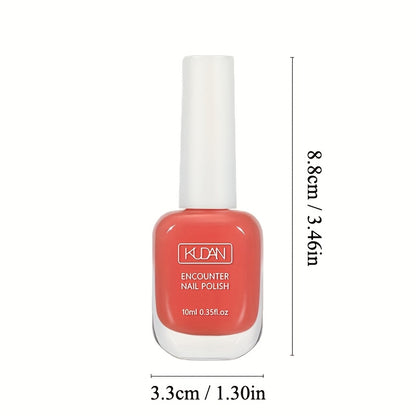 2 Pink Quick-Dry Nail Polishes, 0.34oz each - Odorless, Alcohol-Free Water-Based Formula for Daily Manicures