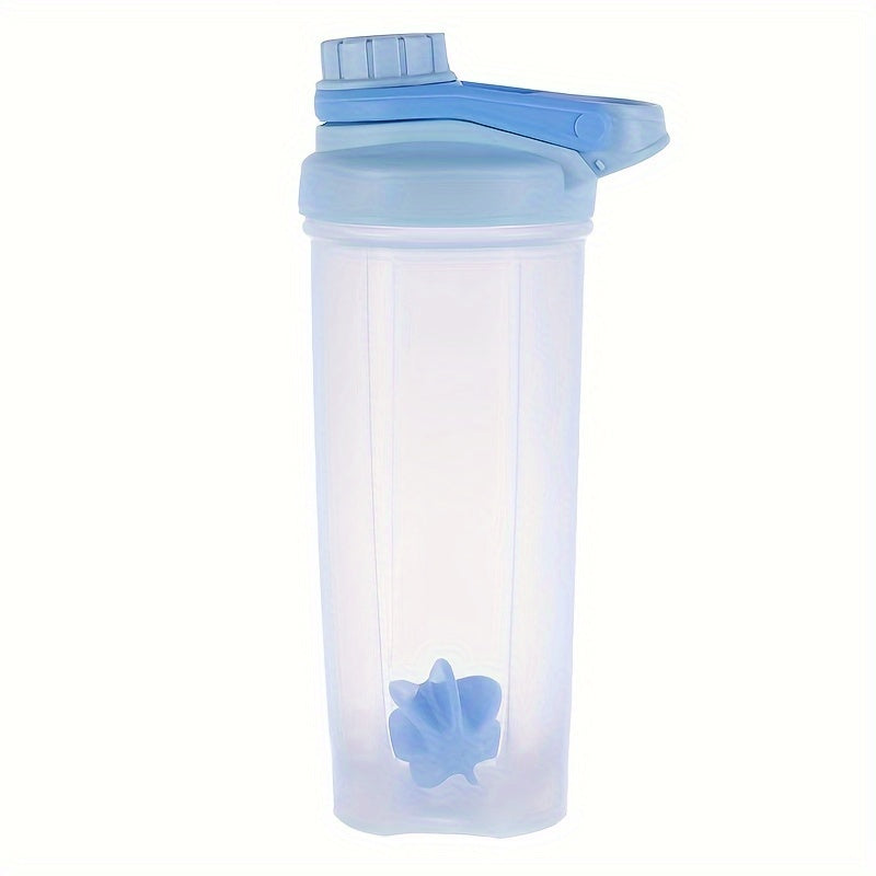 Leak proof protein shaker bottle, 700ml/24oz capacity, BPA free, portable, easy to clean, ideal for gym, fitness, and sports.