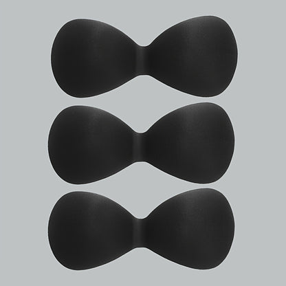 Set of 3 comfortable and breathable women's one-piece bra pads for underwear.