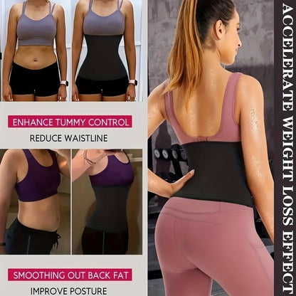 Women's fitness belts for shaping and toning.