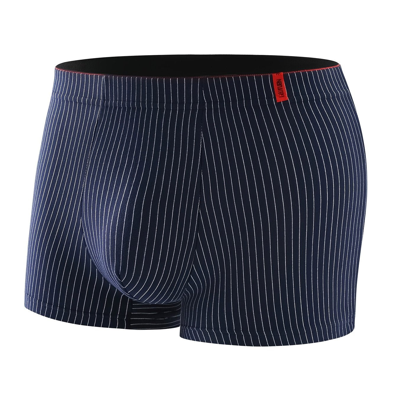 Men's striped boxers in 1pc, 4pcs, or 8pcs sets, with stylish design and breathable fabric.