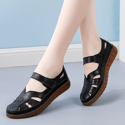 Women's slip-resistant wedge sandals for outdoor activities.