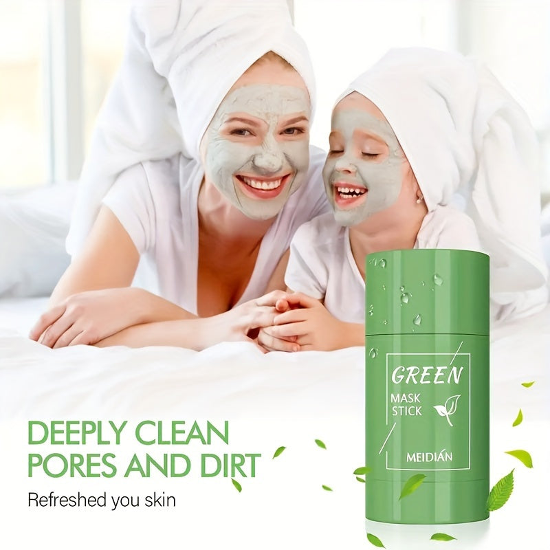 40g Green Tea Solid Mask, Green Mask Stick for clearing pores